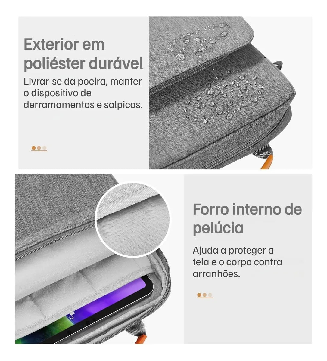 Bolsa de armazenamento para tablet